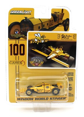 2015 Greenlight 1:64 *WINDOW WORLD STINGER* Indy 500 Car 100th Marmon Wasp PROMO
