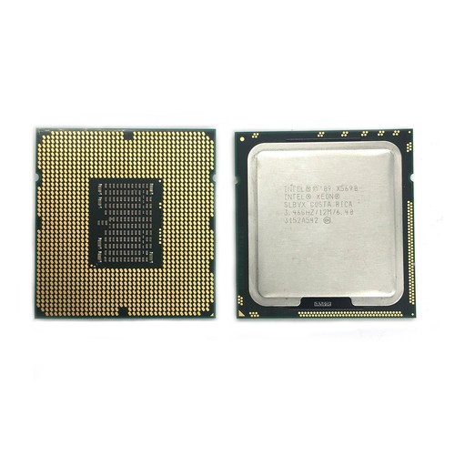 2 Stück Intel Xeon X5690 3,46 GHz 12 MB 6-Kerne 6,40 GT/s LGA1366 SLBVX passendes Paar - Bild 1 von 3