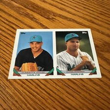 1993 Topps Baseball Card Florida Marlins Clemente Nunez And Daniel Robinson 