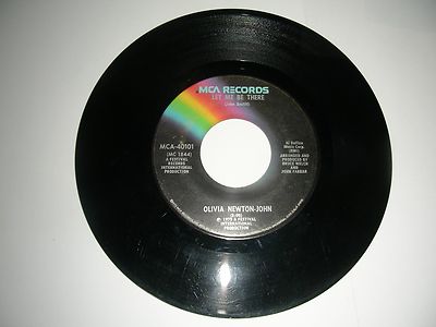 Olivia Newton John  Let Me Be There  Maybe Then I'll Think Of You 45 MCA  VG '73