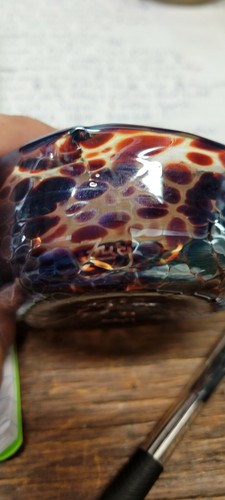 Zug Art Glass Heart Dish/ trinket dish / Ring dish/ jewelry holder - Picture 6 of 12