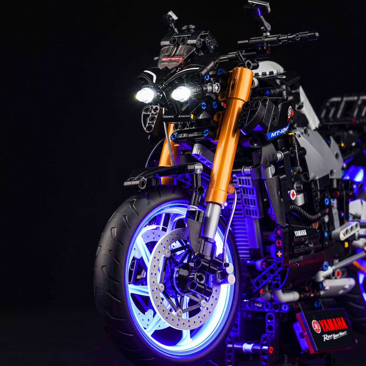 Kit Luci LED Con Telecomando Per Moto LEGO Technic Yamaha MT-10 SP (Modello 42159) - Set Illuminazione Creativo Per Adulti