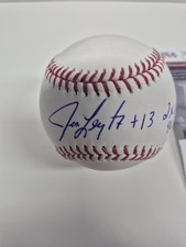 Jim Leyritz Signed Yankees Baseball 1996, 1999 WS Champions, JSA