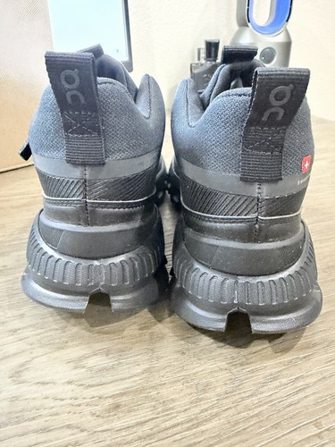 On Cloud Women’s 5.5 Hi Waterproof Hiking Shoes All Black NWB 🔥 - Picture 14 of 19