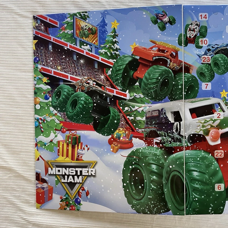 2025 ALDI Monster Jam Official Advent Calendar 24 Days of MJ Holiday 1:72 Scale - Image 3 of 4