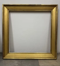 Antique Vintage frame 24x24 closed corner real gold gilt handmade for painting