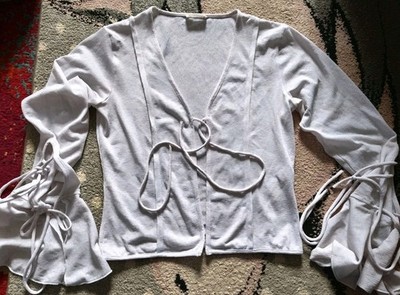  Even&Odd süßes Jäckchen oder Bluse S weiß top 