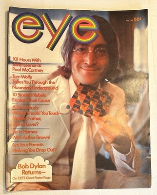 EYE Magazine 1968 John Lennon Paul McCartney Bob Dylan Arthur Brown