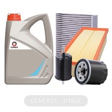 Service Kit MANN Filters + COMMA Engine Oil Eurolite 10W-40 20L Fits Opel Corsa 4.63 per litre
