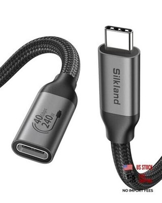 40Gbps USB 4 Extension Cable for Thunderbolt 4, [240W Charging, 8K 3.3 Feet