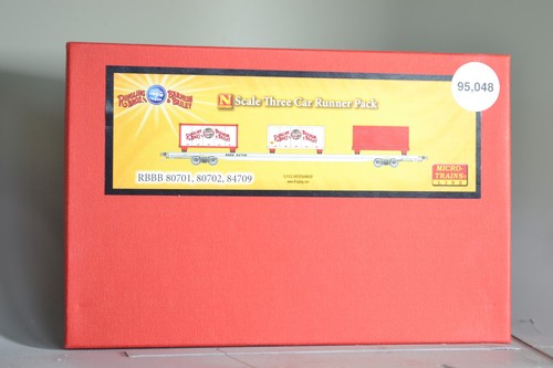 PACK DE 3 MICRO TRENES ESCALA N 95048 RINGLING BROS & BARNUM BAILEY CIRCUS | Condition: Used