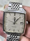 1981 Omega Seamaster KeyBolt Compressor 33mm 24J Auto Watch 565 stainless steel