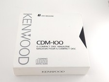 Kenwood CDM-100 6-Disc CD Changer Magazine Cartridge Sleeve Box Great Condition
