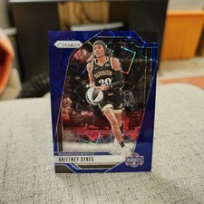 Brittney Sykes 2024 WNBA Prizm Blue Velocity Prizms Card #80