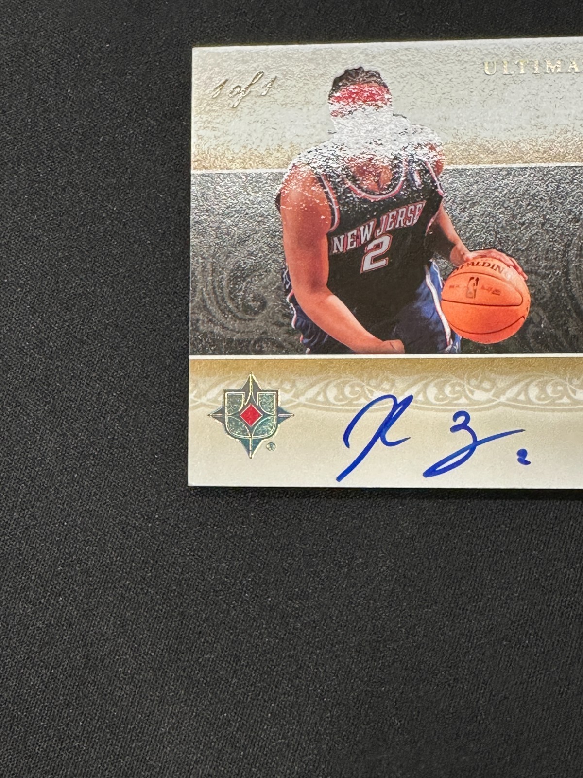 2007 UDUltimate Collection Josh Boone #URAL-JB 1/1 Rc Rookie Auto Logoman Patch view 5