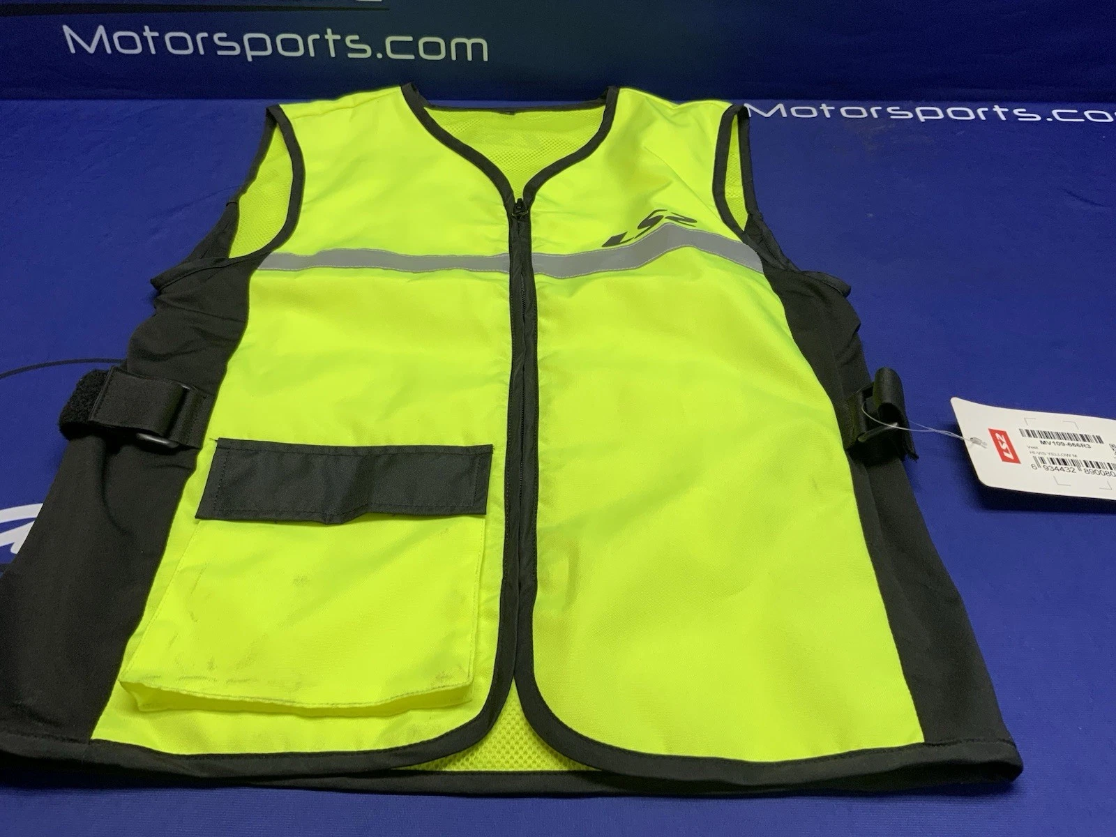 LS2 Hi-Vis Motorcycle Vest Medium MV109-666R3