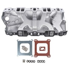 82001 Intake Manifold 4-barrel For Small Block Chevy 267 283 302 305 307 350 V8
