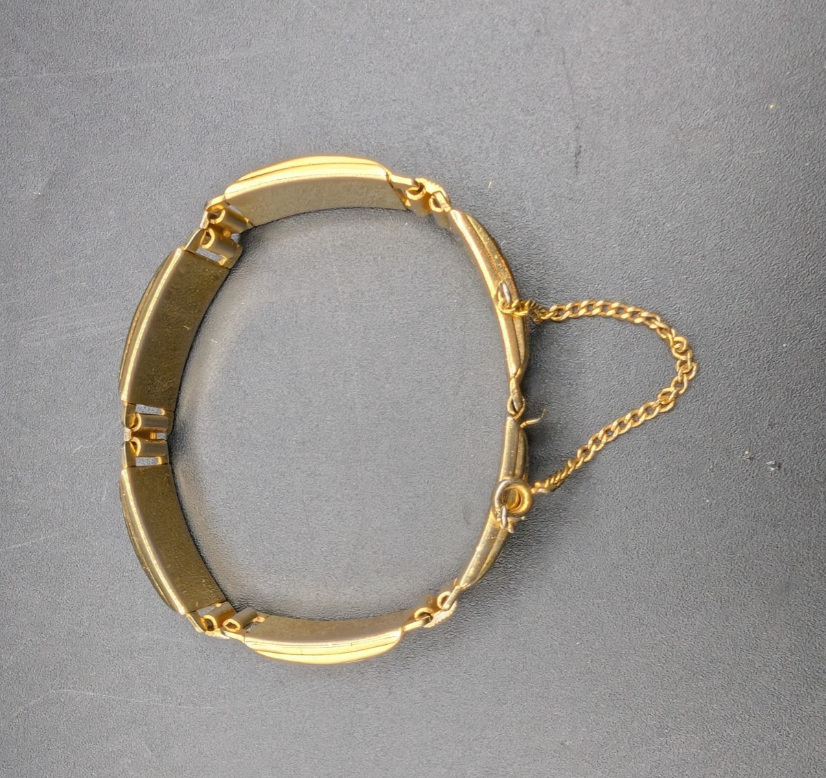 VTG Unsigned Damascene Panel Bracelet Stylized Bi… - image 12