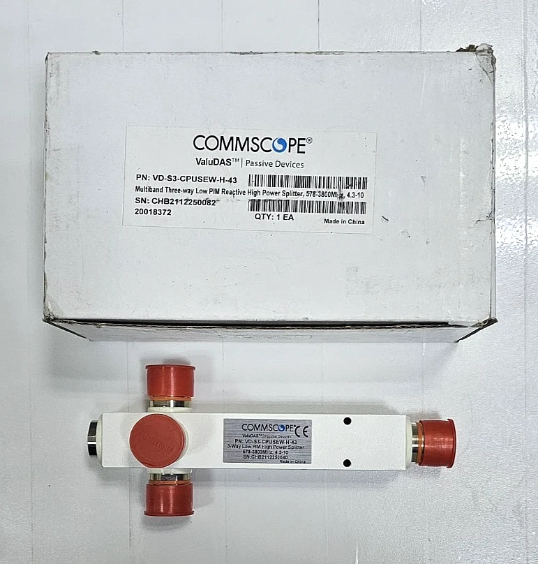 CommScope VD-S3-CPUSEW-H-43 | 3-Way Low PIM High Power Splitter - Image 2 of 4