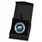 1 oz Colorized  NFL Philadelphia Eagles Silver Round (BU)