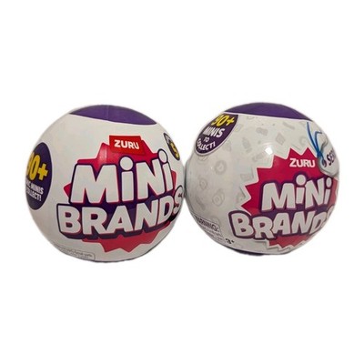 ZURU 5 Surprise Mini Brands Series 5 Mystery Ball Lot of 2 