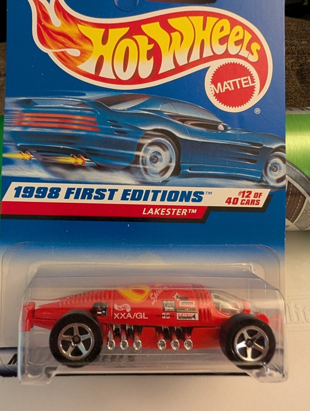 Lakester 1998 First Editions Hot Wheels Red Car Mattel 12/40