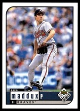 Greg Maddux 1999 UD Choice Preview #56 Atlanta Braves FREE SHIPPING AutographDen