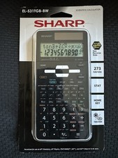 3x SEALED Sharp EL-531TGB-BW 12-Digit 273-Function Scientific Calculator Cover