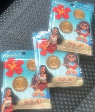 Disney Moana 2 Pixel Art Lot Of 3 Activity Fuse Melty Bead Kits NEW
