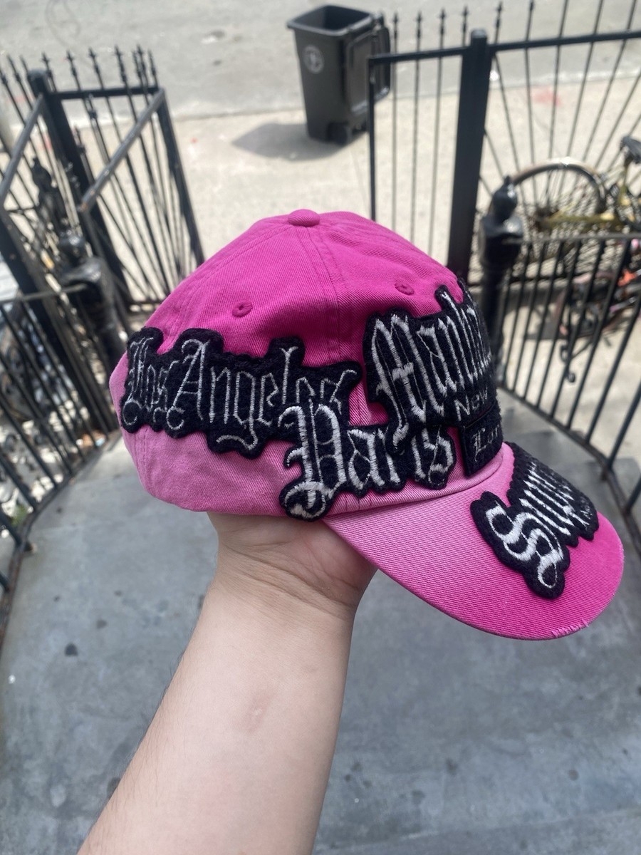 Supreme City Patches 6 Panel Hat pink | eBay