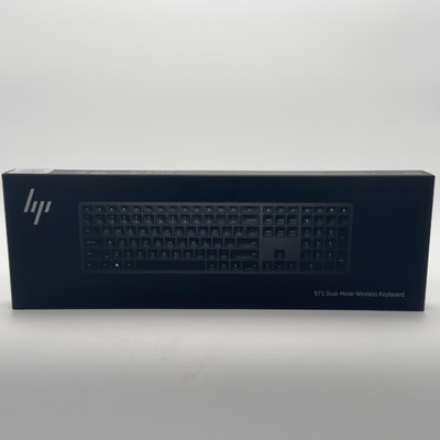 Tastatur HP 975 Dual-Mode Wireless Bluetooth & 2,4 GHz Slim Design Schwarz