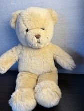 Vintage Build-A-Bear Original Teddy Bear 14" Tan Brown Plush Retired BABW