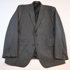 Stafford 44R Gray Houndstooth Year Round Classic Blazer Jacket Sport Coat
