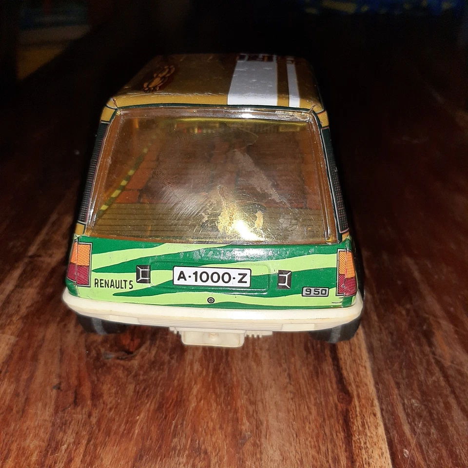  AUTO LATTA VINTAGE-OBERTOYS  RENAULT 5 -950  SAFARI- friction  - Immagine 3 di 4
