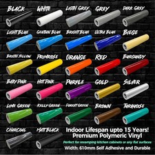 Gloss Vinyl Wrap Self-Adhesive Film for Kitchen Cupboard Worktop Covering