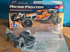 Tamiya RC Buggy DT-03 Racing Fighter Body Shell + Black Wheels + Decals * 58587