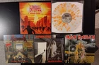 Heavy Metal LP Album LOT of 4 Thrash Nuclear Assault IRON MAIDEN Hard Rock death