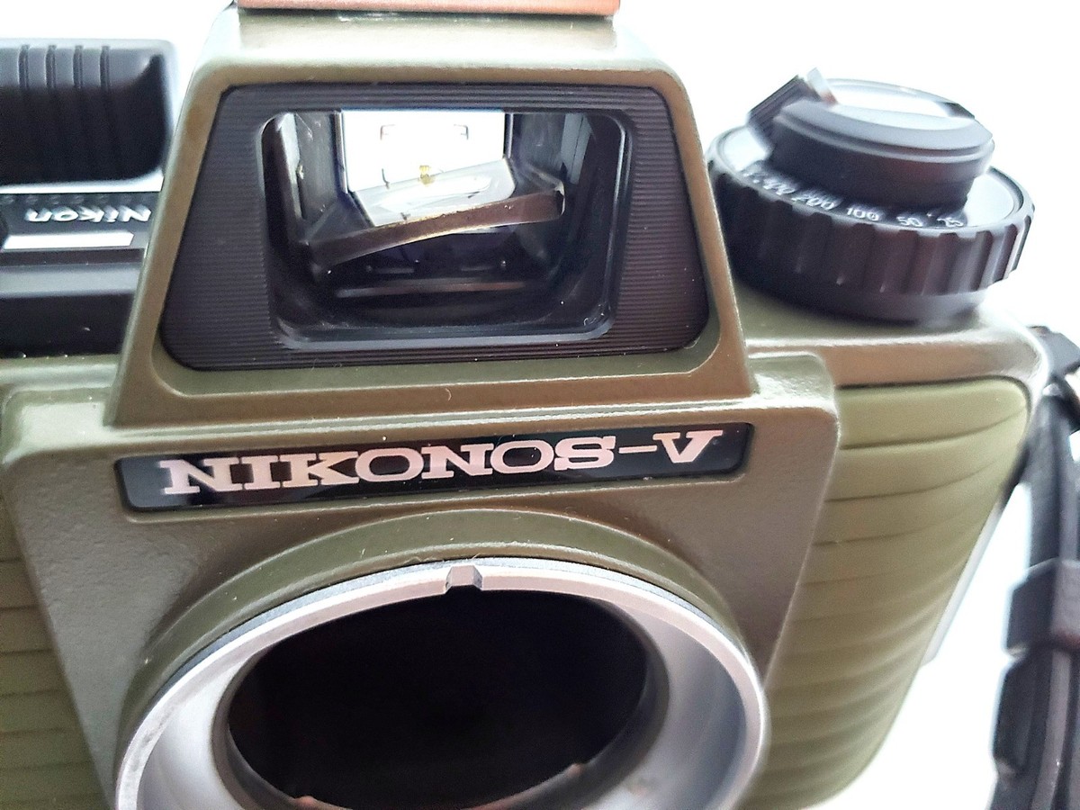 Nikon NIKONOS-V UW-NIKKOR 20mm F2.8 オリーブ Exc+5 Nikon Nikonos V w/ UW-Nikkor 20mm f/2.8 + Finder JAPAN #432