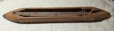 Vintage Huge Wood Weaving Shuttle Approx 20" Long