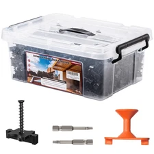 1250 PCS Hidden Deck Fasteners for Composite Decking Board,Composite Deck Cli...