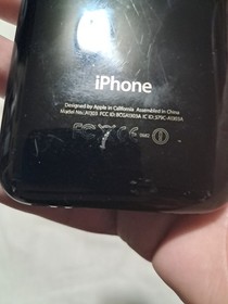 Iphone First Generation Black Model #A1303 - FOR PARTS / NOT WORKING - UNTESTED