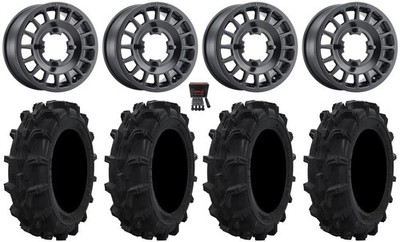 Method 407 14'' Wheels Black 27'' Mud XC Tires Renegade Outlander