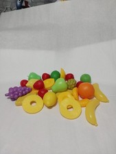 Lot Of Kid s Pretend Play Food 29 Pcs Fruits Bananas Pineapple Orange Strawberry