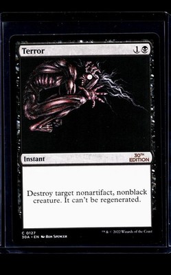 2022 MTG Magic The Gathering 30A 30th Anniversary #127 Terror