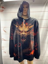 Dragon Anime Hoodie Sweatshirt Unisex Cosplay Graphic Printed Pullover3x.30dwm