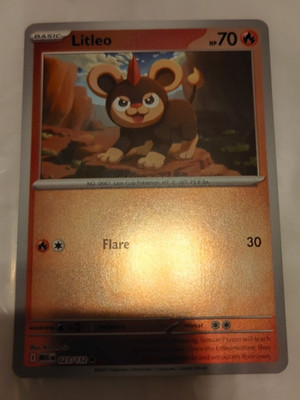 Litleo 023/132 Mega Evolution 2025 Reverse Holo Pokémon Card
