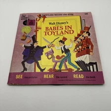 Walt Disney Record & Book Babes In Toyland LLP 329 Vintage
