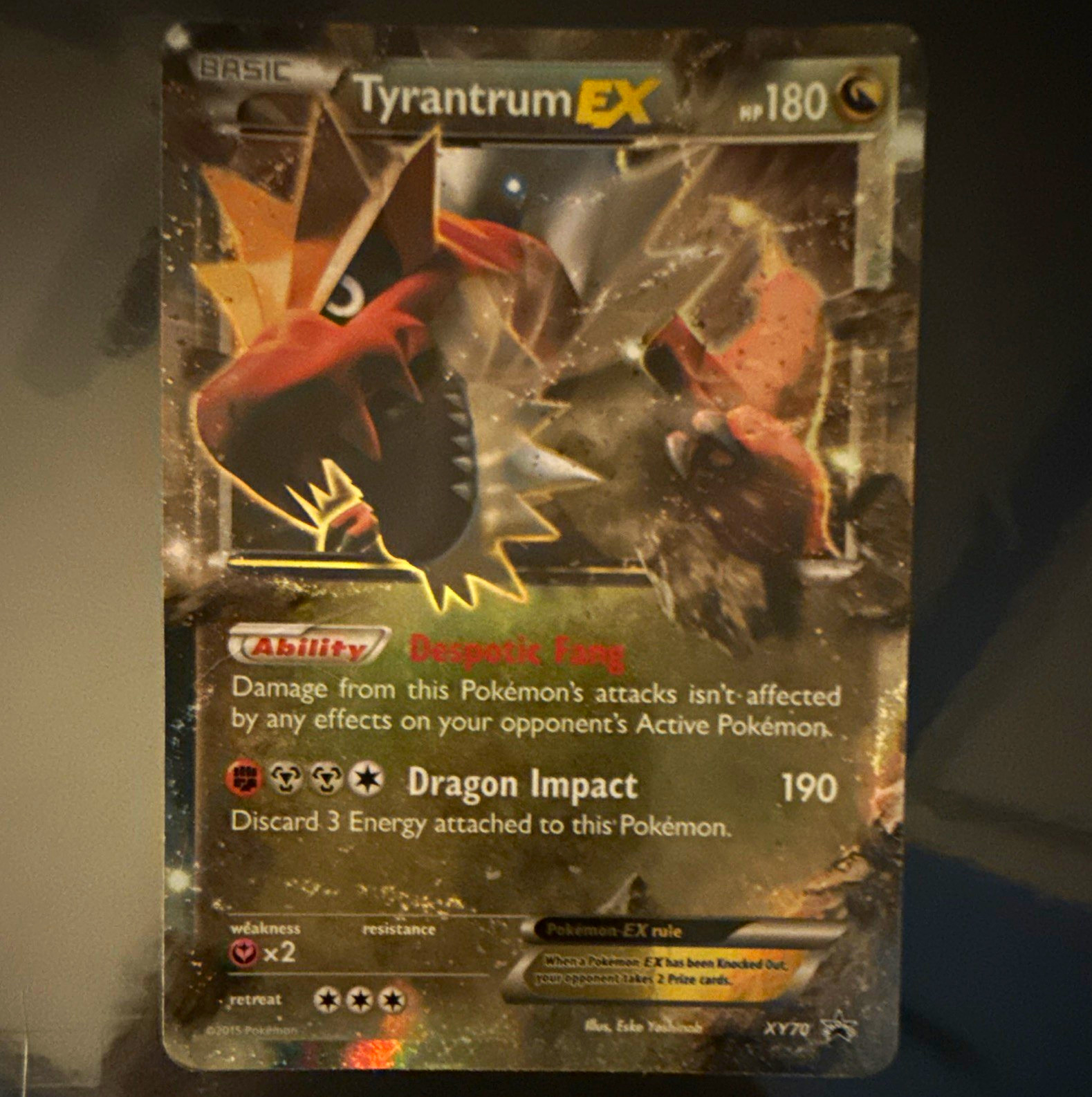 The Pokémon Company Tyrantrum EX XY70 XY Promo Holo 180HP English 2015