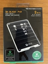 WD Black 2TB P10 External Game Drive for Xbox - WDBA6U0020BBK-WEW1