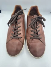 ECCO Soft 7 Men’s Sneakers Brown Leather EU 45 US 12 Casual Comfort Shoes